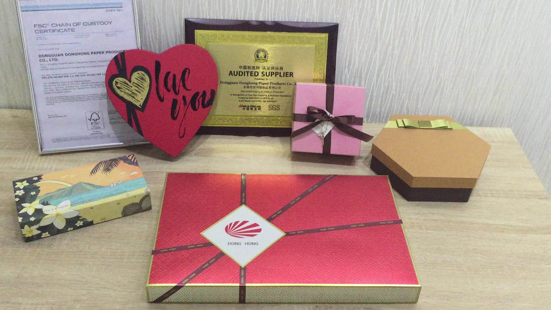 custom decorative chocolate snack gift paper card