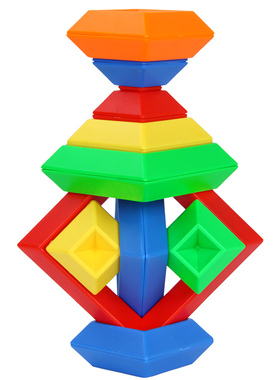 销 0淘宝店5元券浙江 温州去看看至简商贸的小店彩虹塔叠叠乐套叠玩具