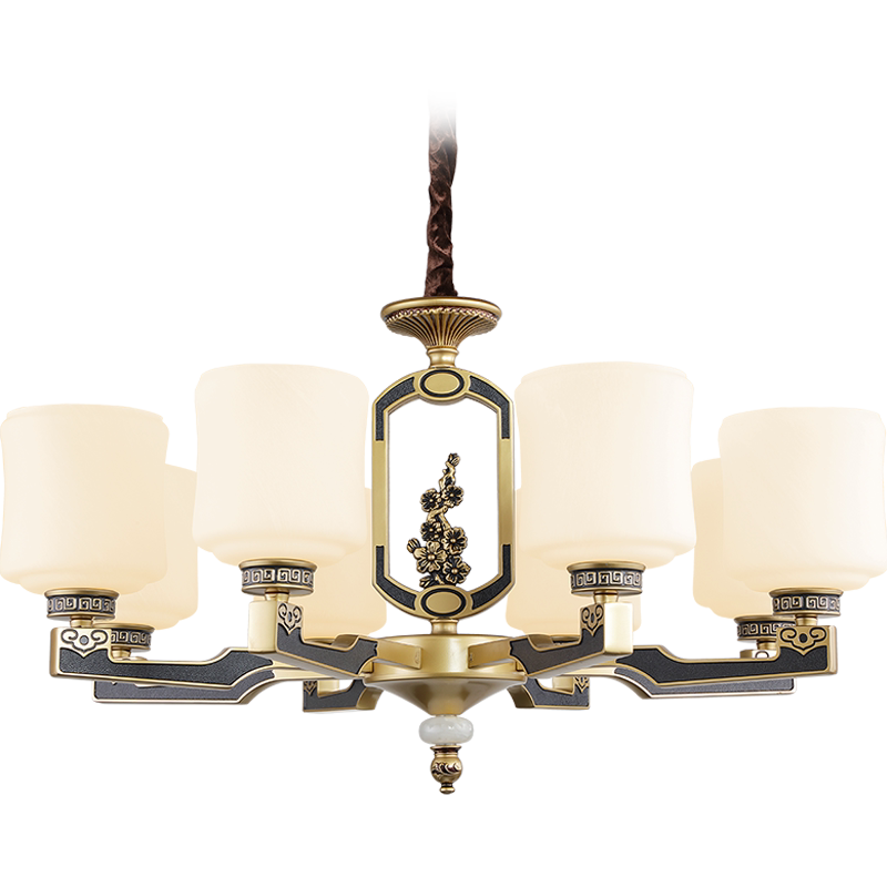 雷士照明新中式吊灯仿铜轻奢大气客厅灯简约现代中式灯具灯饰套餐