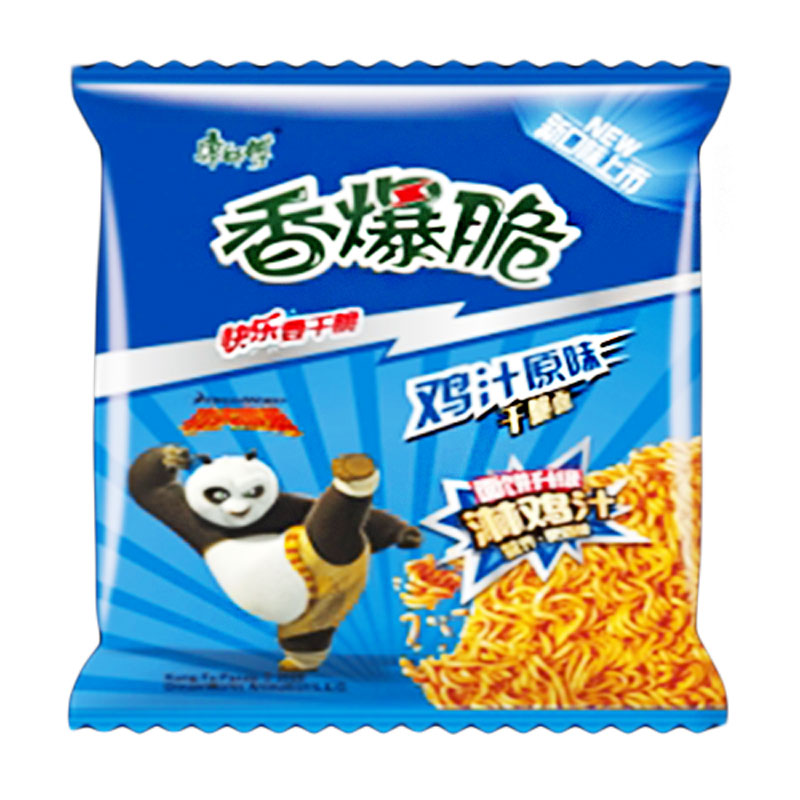 康师傅方便面香爆脆鸡汁原味干脆面40克30袋装休闲零食整箱包邮