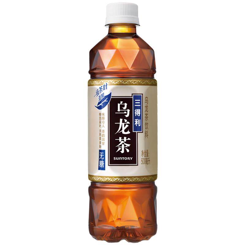 suntory/三得利乌龙茶 低糖0脂茶饮料口感清爽礼盒整箱500ml*15瓶