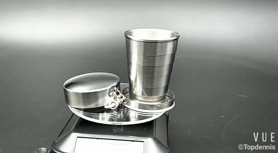 150毫米不锈钢折叠水杯