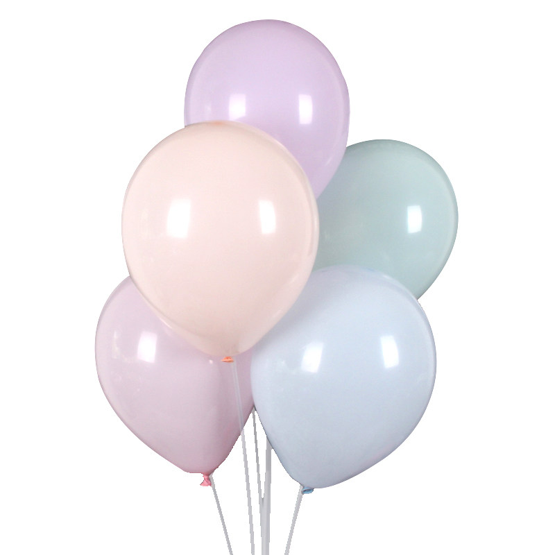 马卡龙气球 糖果色气球 10寸好时代马卡龙气球 单层球派对装饰品