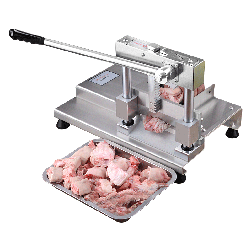 切骨机手动切排骨机商用切猪脚斩猪蹄铡割剁骨头机家用小型锯骨机