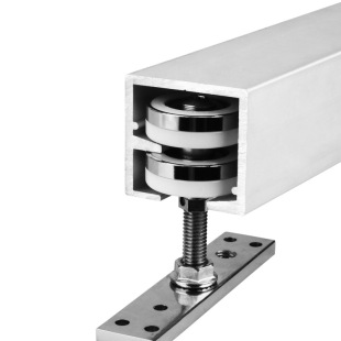 kob折叠门万向吊轮 木门滑轮活动门隔断门推拉门移门滑轨吊轨轨道