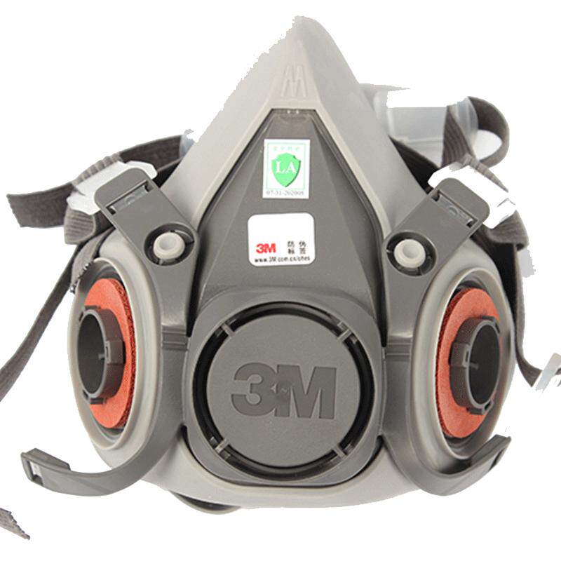 3m6200防毒面具正品喷漆防异味防尘防护化工气体工业粉尘鼻覃面罩