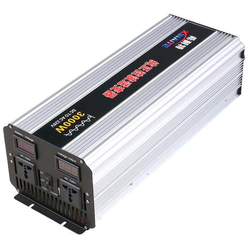 纯正弦波逆变器12v24v48v转220v车载家用大功率3000w电瓶转换噐足