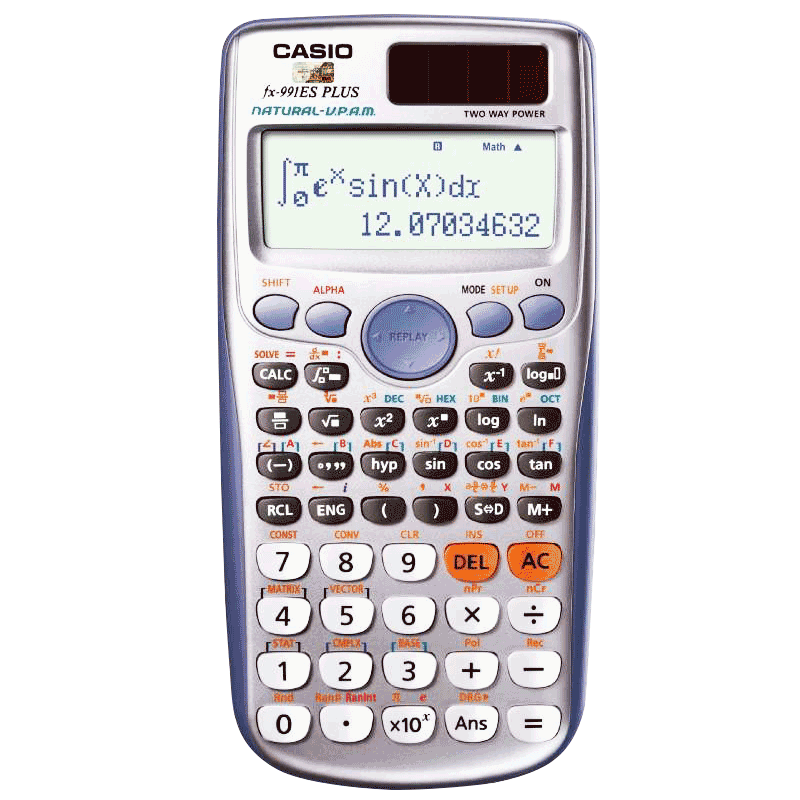 casio卡西欧fx-991es plus初高中大学生用考研计算器科学函数多功能