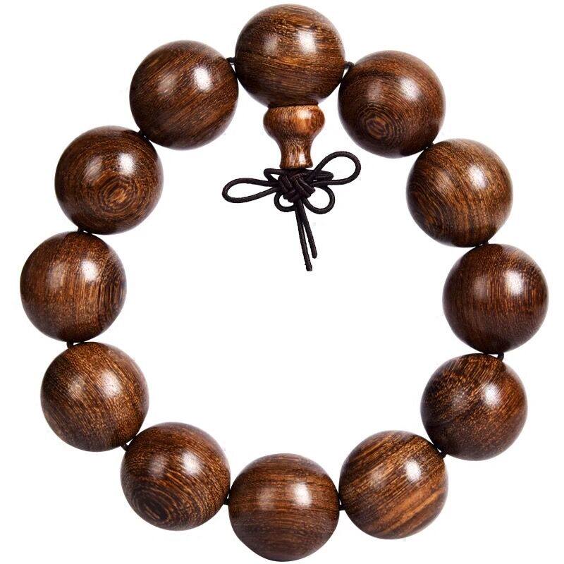 金丝檀木手串实木质108颗男女士专用手持念佛珠结缘hyi04o2ou1