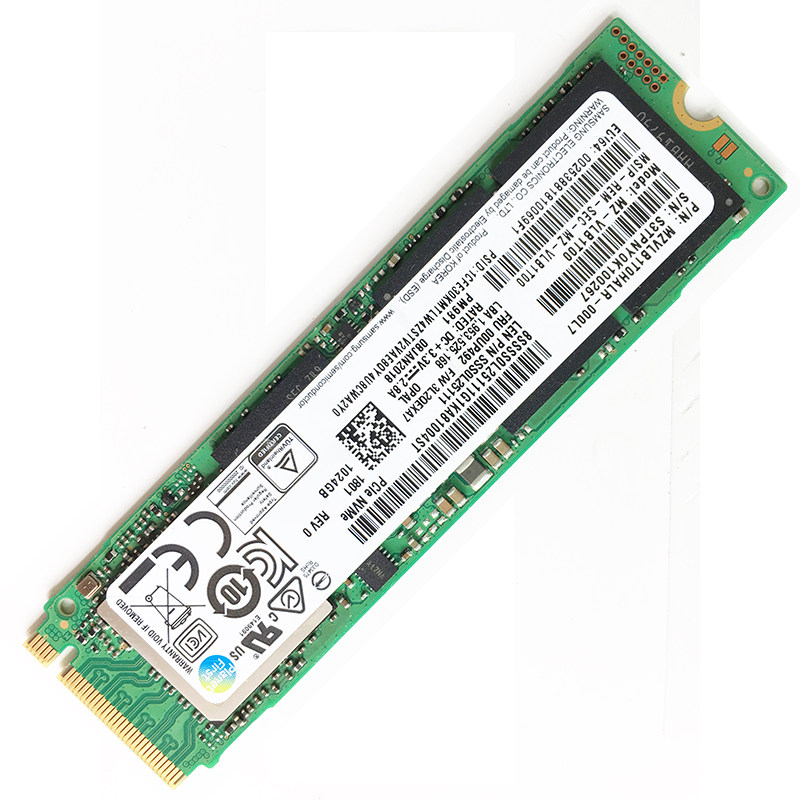 samsung/三星 pm981a/pm981 pm9a1 pcie4.0 1t 2t m.2 nvme固态