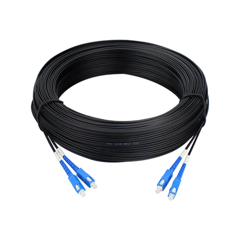 光纤线lc-lc单模2芯室内室外线家用预埋皮线光缆电信级光纤线入户专用