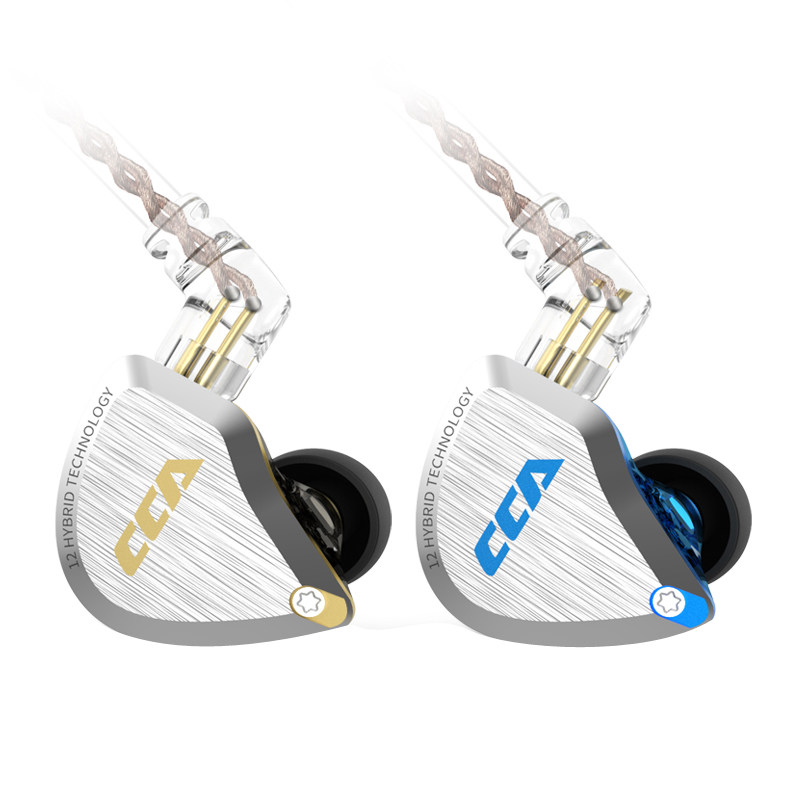 cca c12耳机入耳式重低音跑步苹果通用hifi降噪高音质蓝牙挂脖式