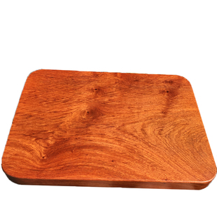 红木菜板缅甸花梨长方形加厚原木料家用烘焙面砧板实木质茶托板子 券