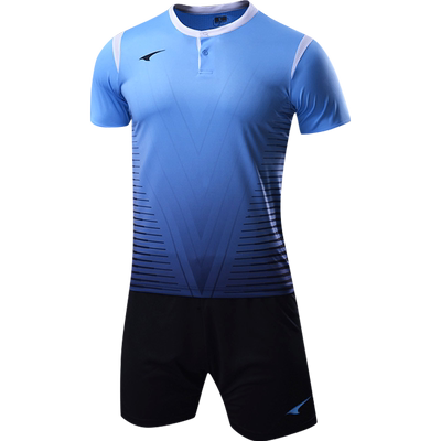 ucan锐克足球服套装男比赛足球春夏训练服短袖修身队服s05301