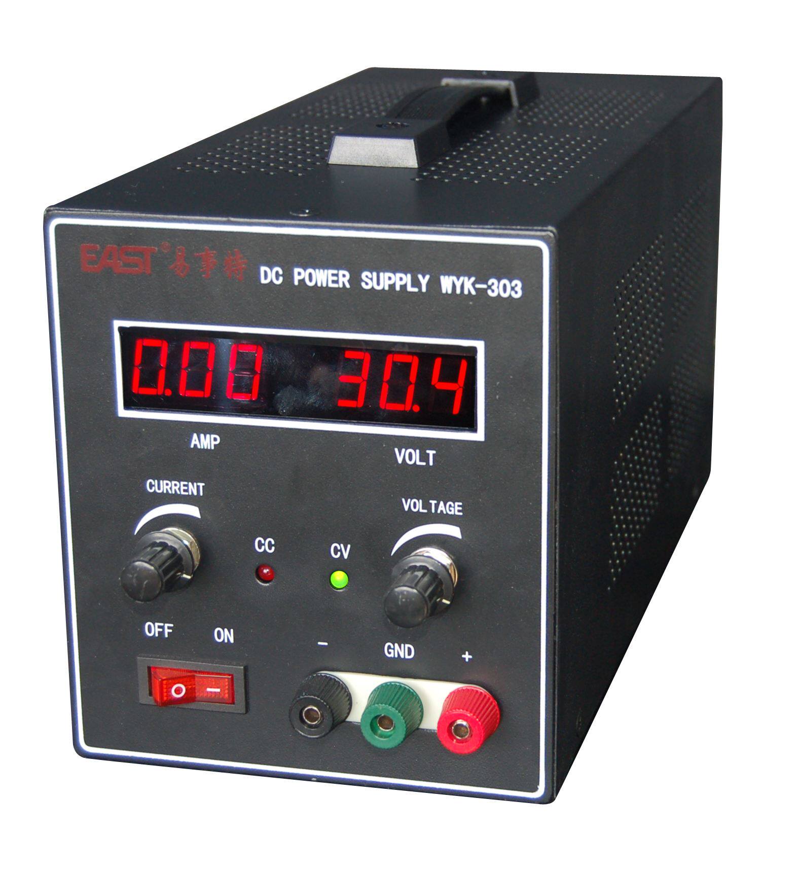 east 易事特 wyk-302 线性直流稳压稳流电源 30v2a 可调电源 自动