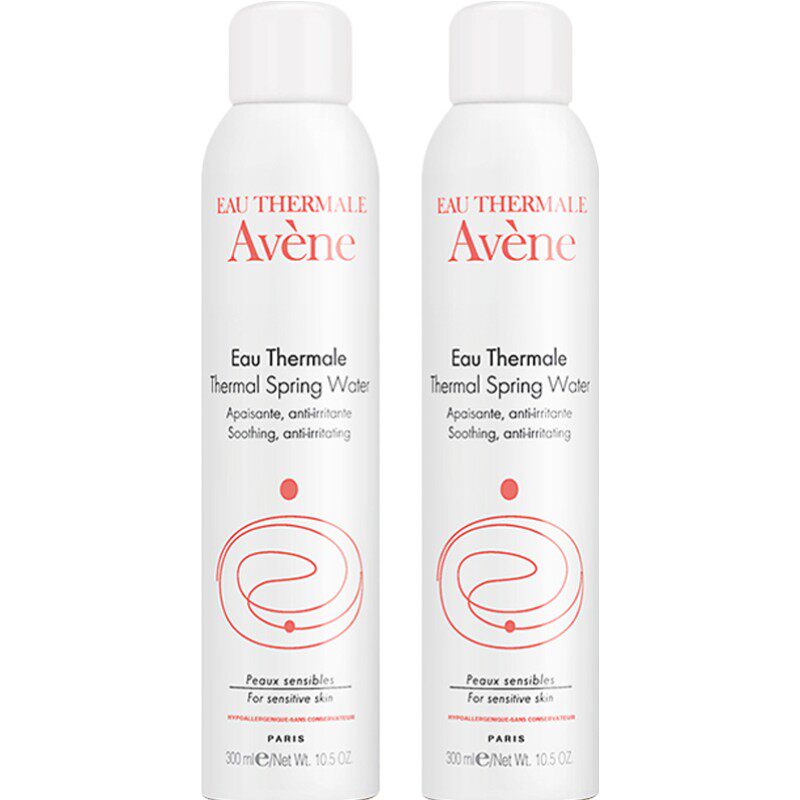 avene雅漾喷雾大喷300ml2支敏感肌舒缓修护保湿补水化妆水爽肤水