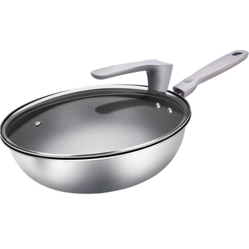 三禾锅具不粘锅炒锅家用炒菜锅电磁炉燃气适用聚温钢锅具 - sanho三禾