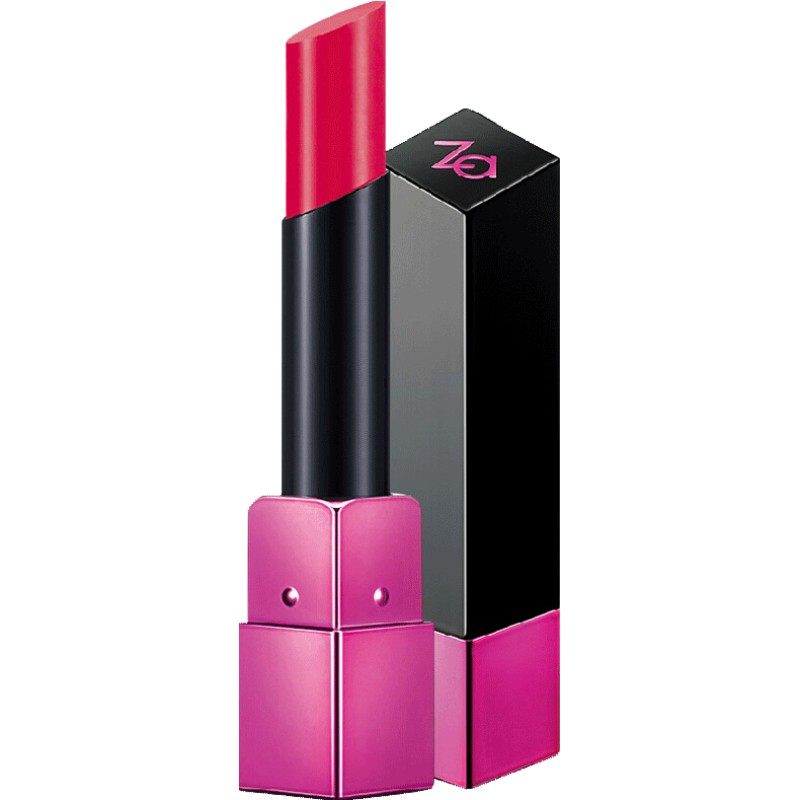 资生堂za姬芮唇膏口红恒彩娇艳珠光保湿滋润哑光不易沾杯雾面正品