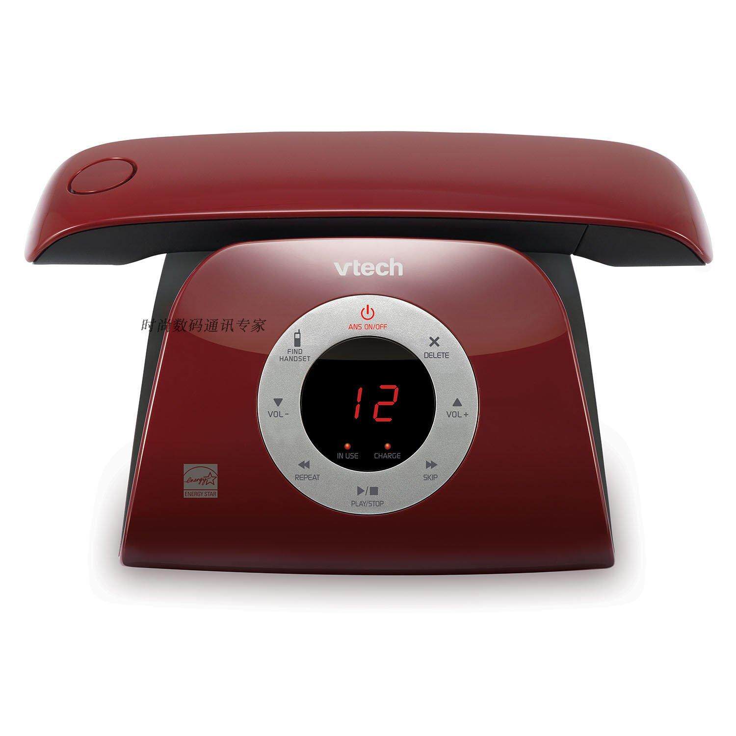 vtech 伟易达 ls6185 dect6.0 数字无绳电话机 复古电话机