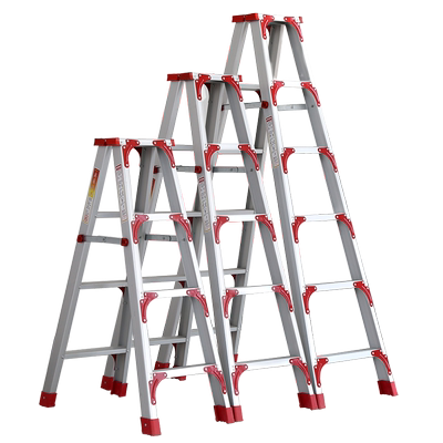 梯子包邮加宽加厚2米铝合金双侧工程人字家用伸缩折叠扶梯阁楼梯
