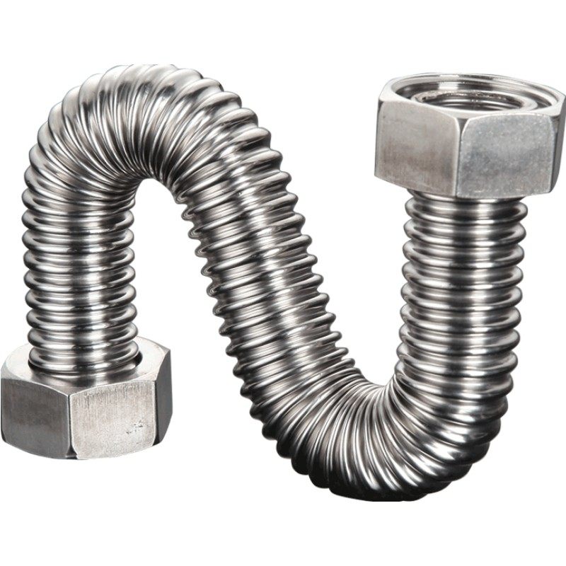 家奕凯1寸波纹管304不锈钢热水器进水管一寸加厚冷热金属软管dn25