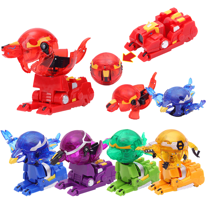 蛋蛋小子之蛋星侠2 爆丸五合体变形机甲器人狮王雄鹰猛鲨巨鳄狂犀