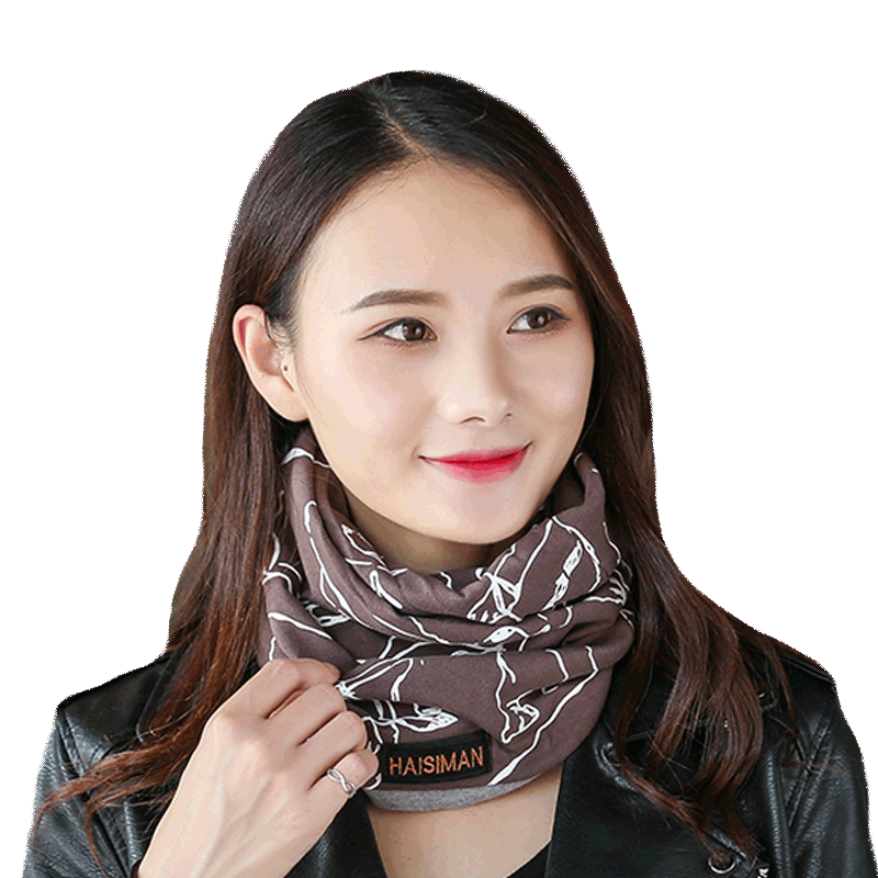 围脖女士套头帽两用蒙面青年脖套骑行秋冬季学生街头出游保暖围巾