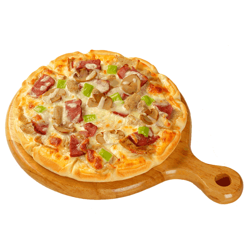 8英寸大份量5份装披萨饼 半成品带馅料加热即食速冻匹萨方便食品
