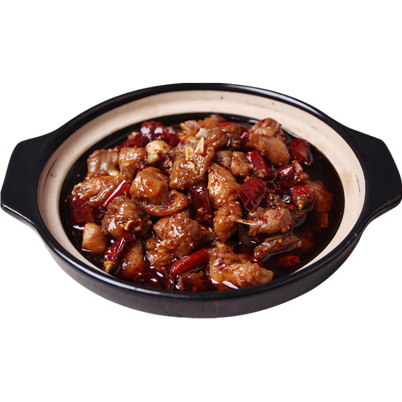 自贡冷吃兔肖三婆麻辣兔肉兔子肉兔头四川特产成都小吃零食香辣