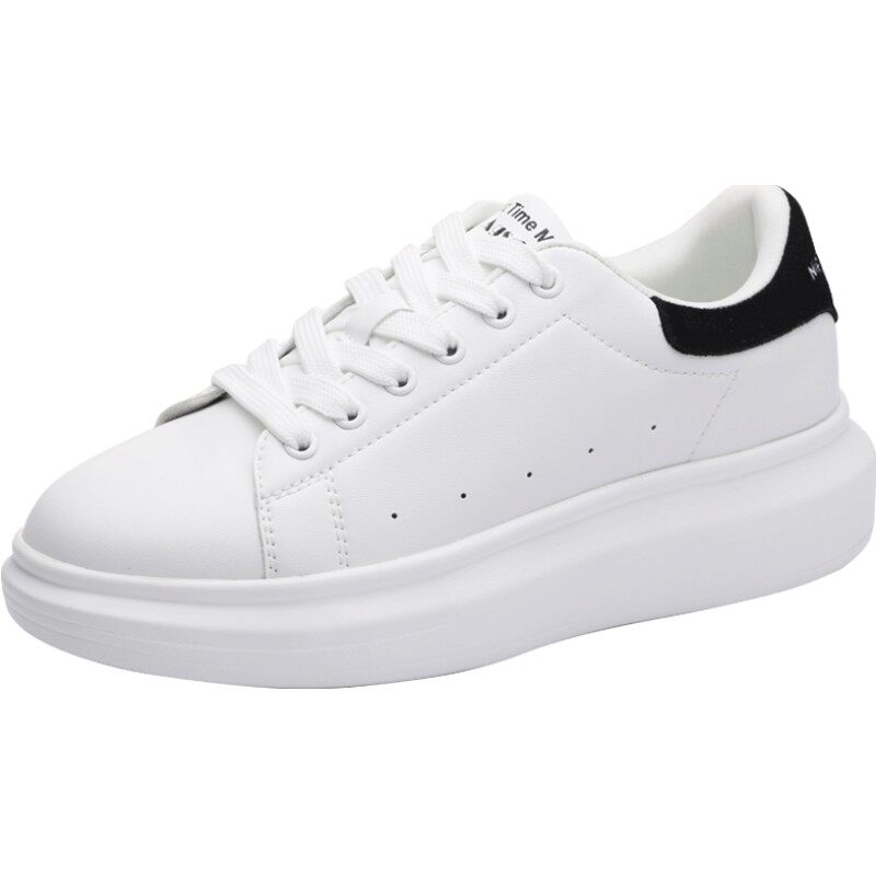 奥古狮登春款小白鞋女2021新款韩版学生板鞋松糕休闲潮鞋百搭厚底