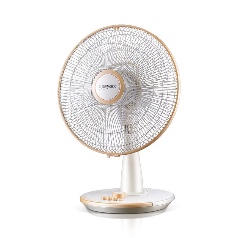 美菱电风扇台式小型落地台扇家用宿舍摇头静音学生办公室寝室电扇