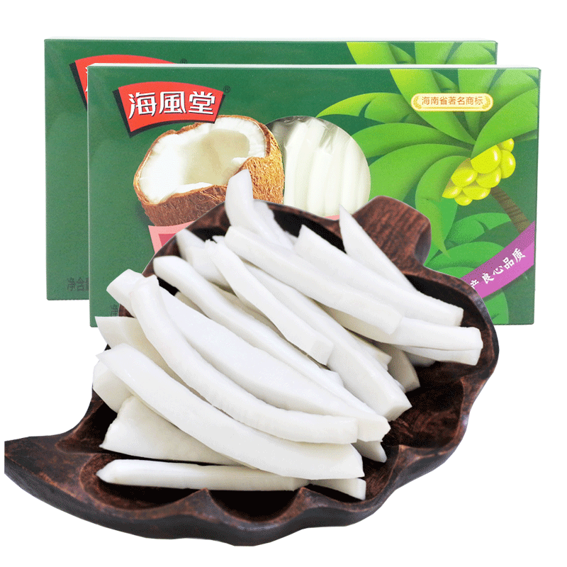 新鲜椰子肉去皮老椰肉煲汤椰子鸡椰肉椰条椰子片椰肉块嫩椰肉即食