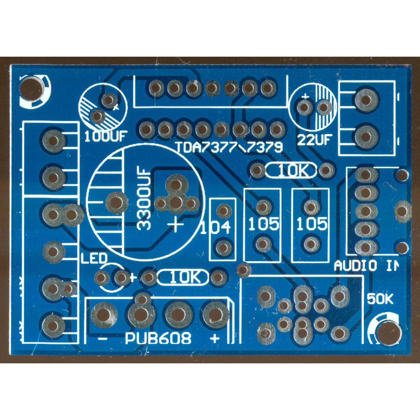 tda7379 交 直流两用 汽车功放板 2*38w pcb空板