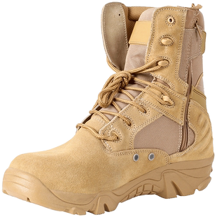 户外秋季登山高帮作战沙漠行军特种兵战术军靴男战术陆战靴作训靴