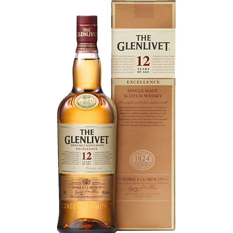 宝树行 格兰威特12年700ml 醇萃 苏格兰单一麦芽威