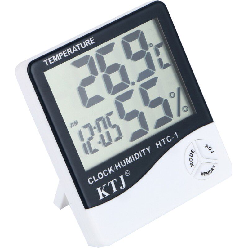 htc-1电子温湿度计室内家用婴儿工业药店仓库大棚养殖车间温度表