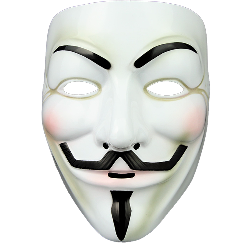 盛泉 万圣节恐怖面具 黑客 v字仇杀面具 v字队面具 v怪客面具