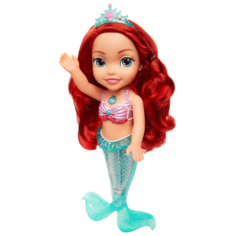 disney迪士尼唱歌娃娃智能爱丽儿公主美人鱼女孩玩具儿童生日礼物