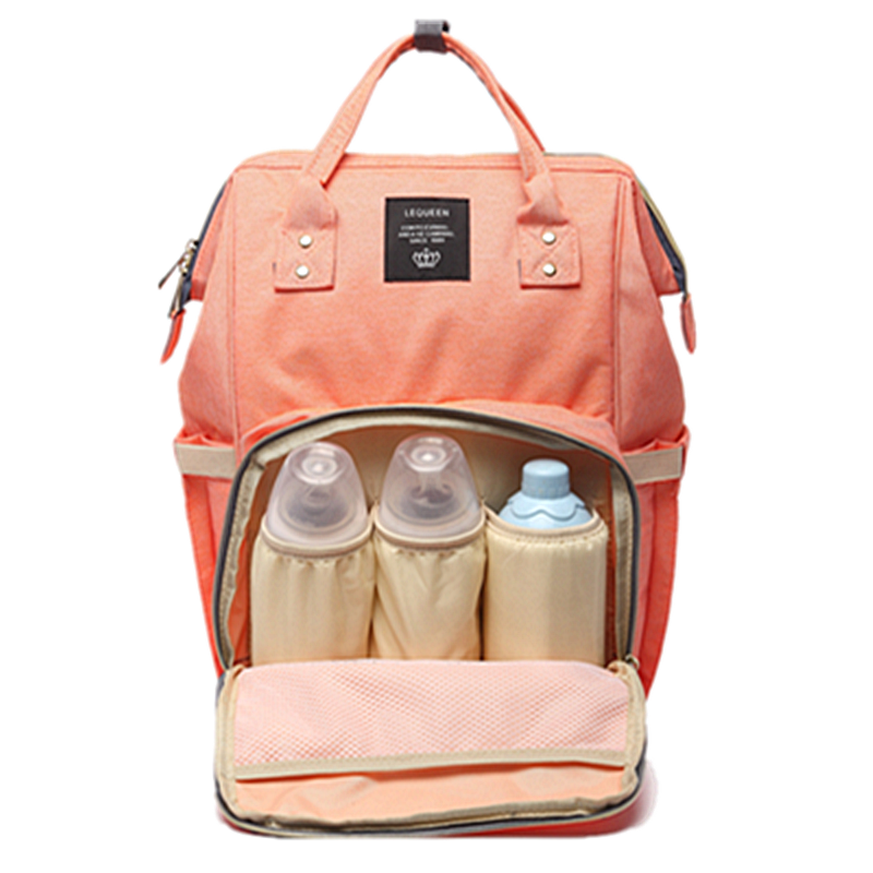 lequeen妈咪包母婴包大容量双肩妈妈包 女时尚多功能婴儿外出背包