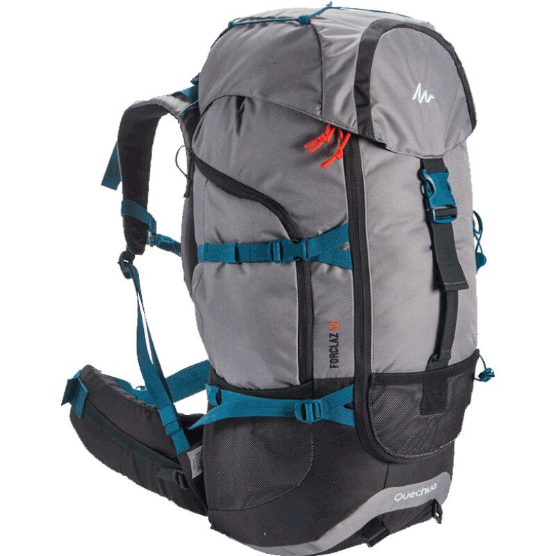 迪卡侬登山包户外双肩男大容量越野休闲轻便女旅行多功能背包odab