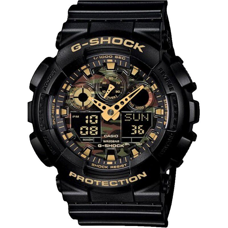 卡西欧手表男gshock黑武士黑暗之心海贼王联名防水限量版拆弹专家