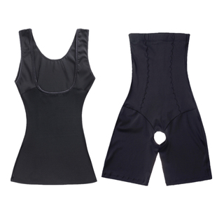 加强u型产后收腹衣套装春秋束腰产后收腹塑身衣分体套装微商同款