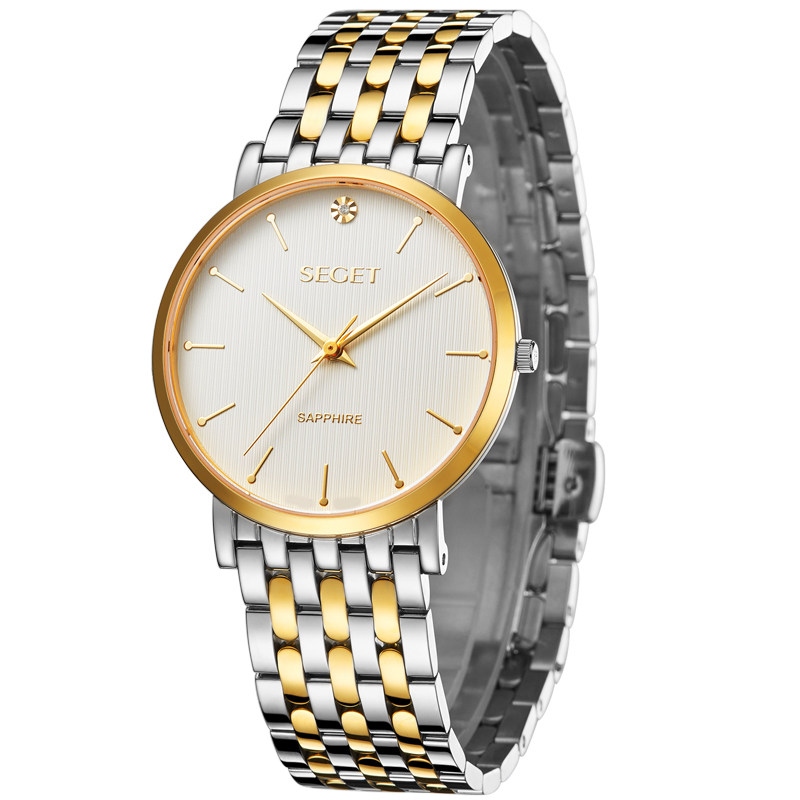 世爵seget情侣手表防水超薄石英表