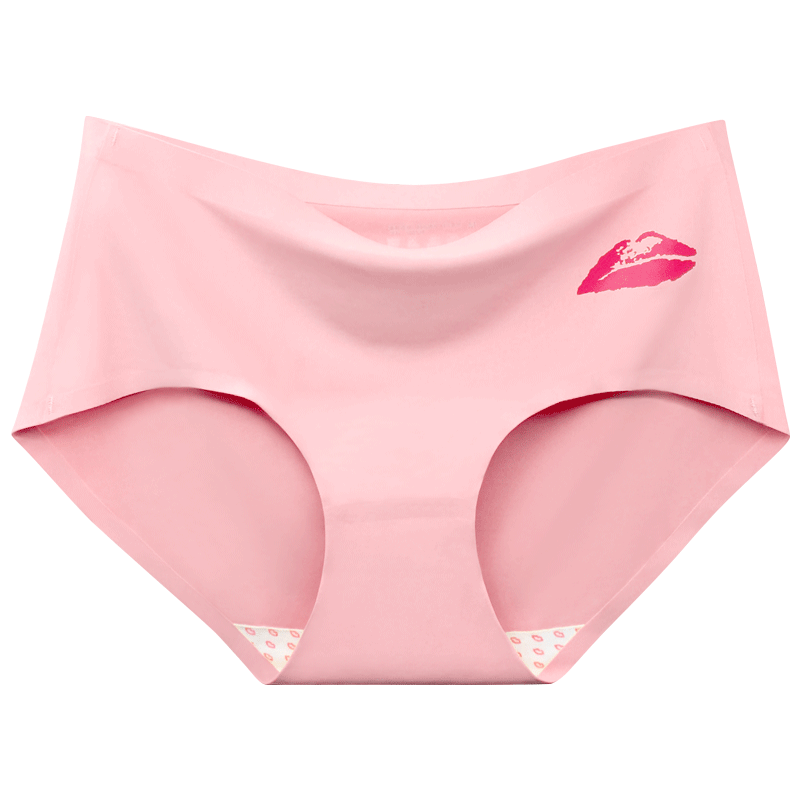 清清夏季无痕女士内裤女冰丝中腰性感三角裤纯棉裆透气少女短裤衩