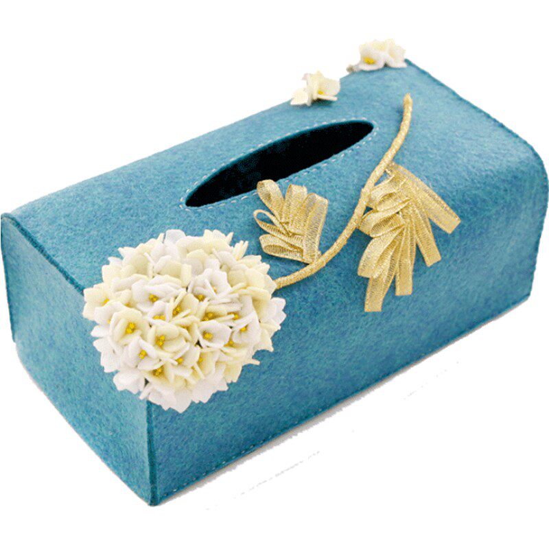 新年春装饰diy车载抽纸抽盒纸巾盒礼物不织布手工diy制作材料包