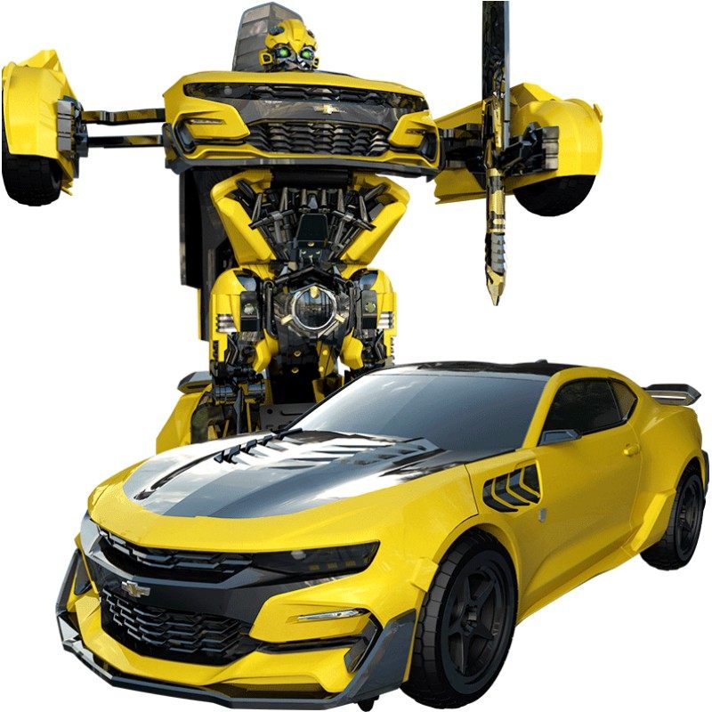 正版大黄蜂变形金刚玩具儿童男孩变形遥控汽车人机器人擎天柱大号