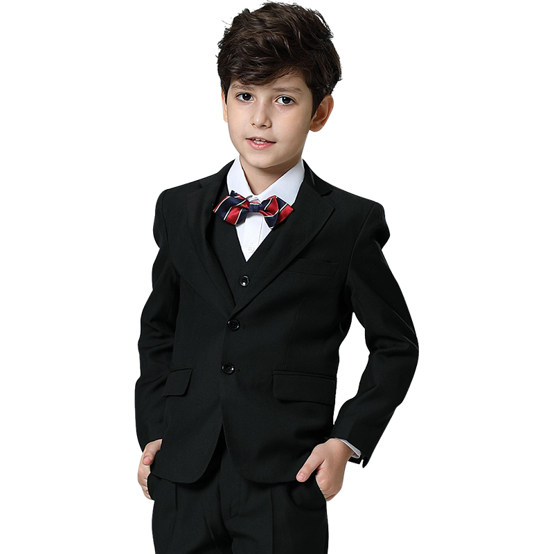 儿童西服男小孩西装套装男童钢琴演出服花童绅士礼服大码春秋新款