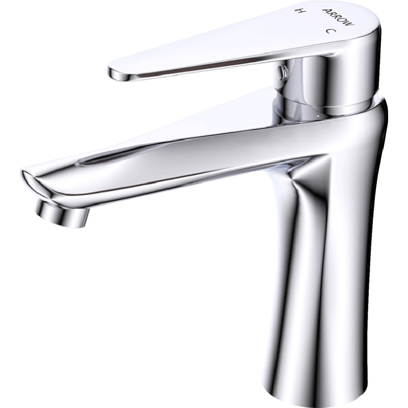 箭牌水龙头冷热水二合一头洗脸盆洗手盆卫生间台下盆全铜面盆龙头