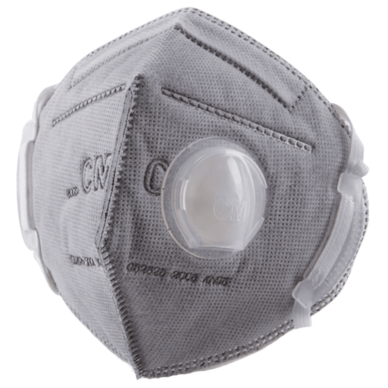 cm/朝美6002a-4防雾霾口罩工业打磨防尘哈气异味活性炭kn95呼吸阀