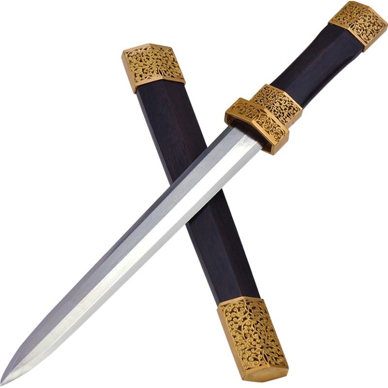 刺秦 全手工短剑 冷兵器古剑短刀嵩山宝剑汉剑工艺防身刀剑未开刃